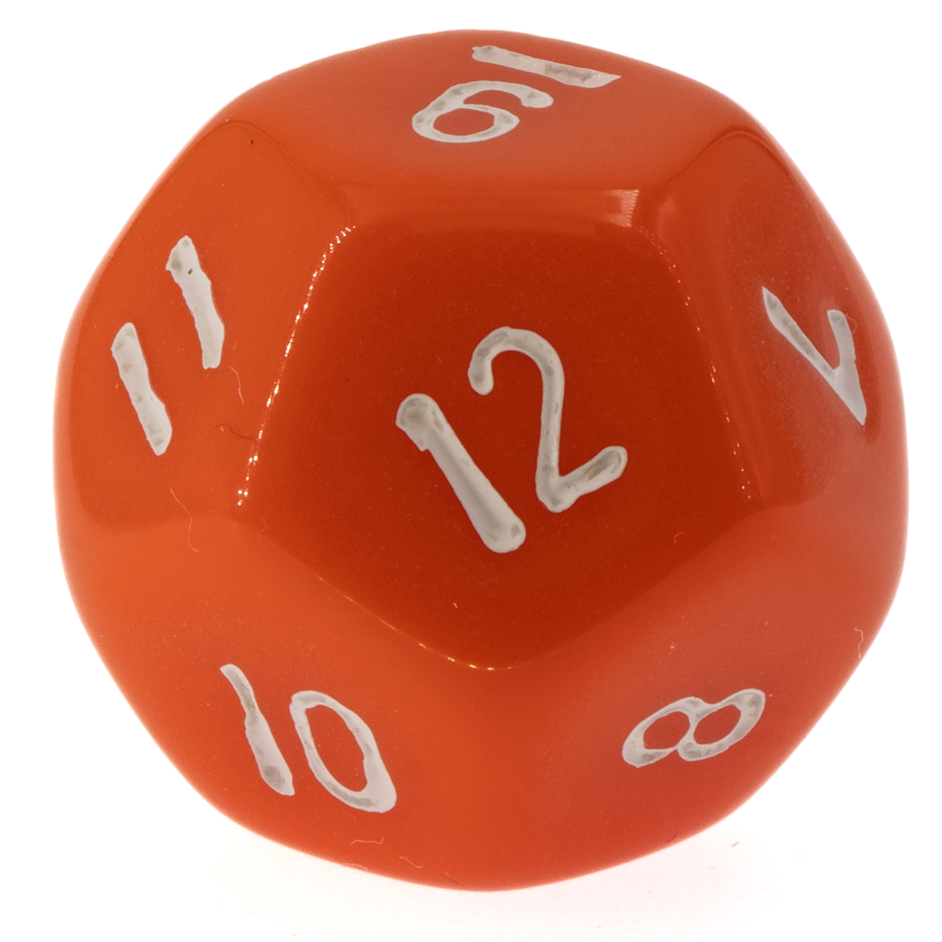 W12 Würfel in Orange Satt