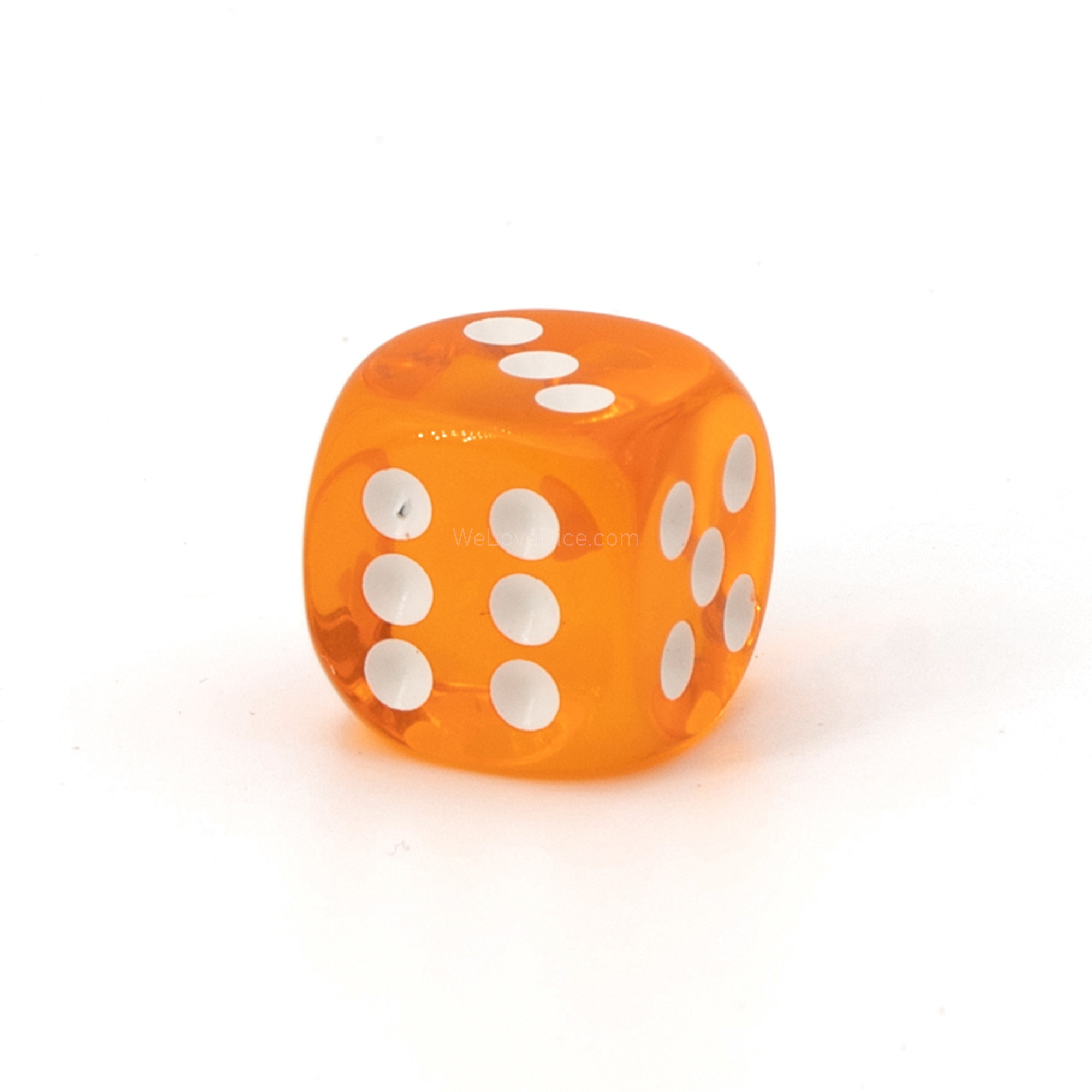 12mm W6 in orange / weiß Transparent