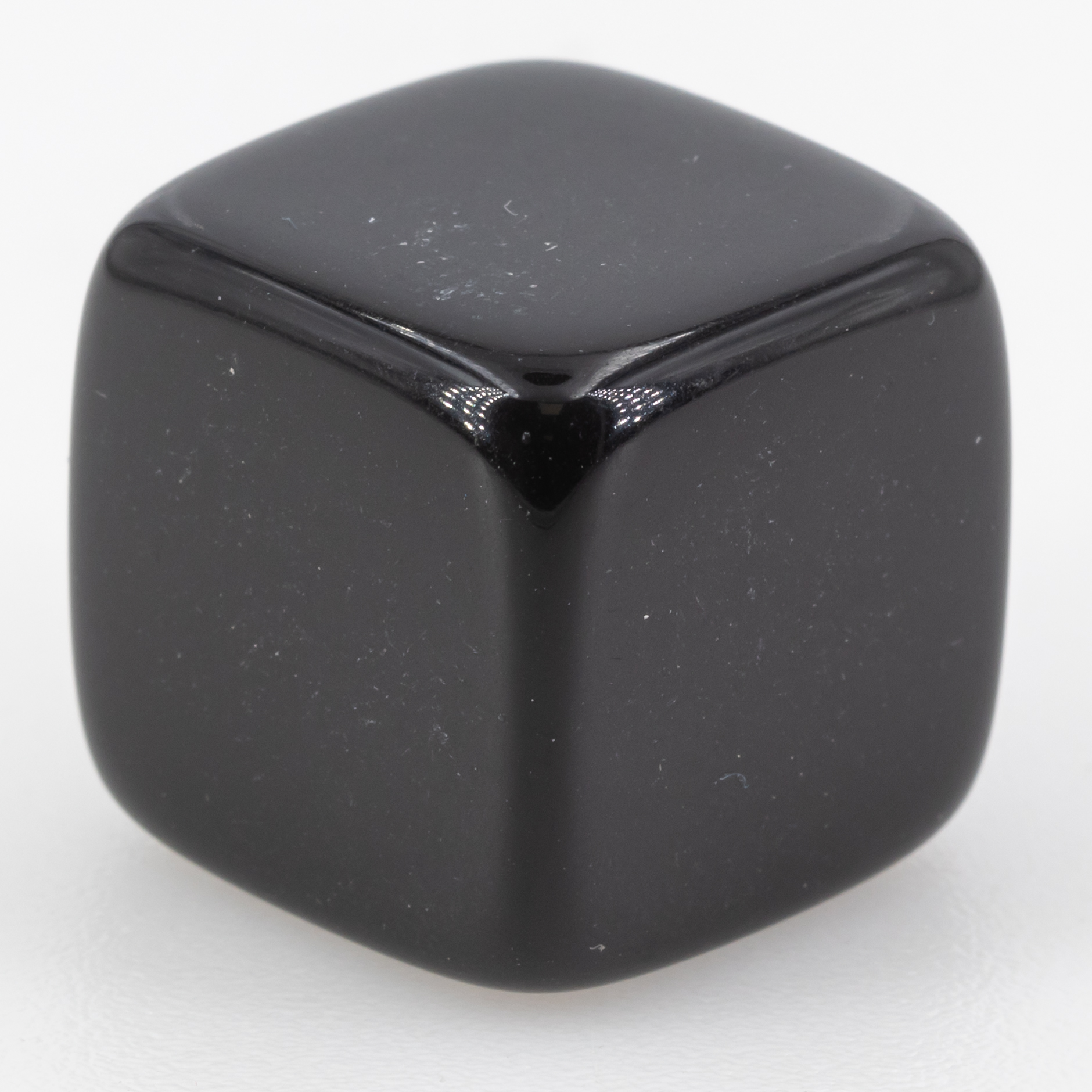 20mm Blanko Würfel in schwarz Satt