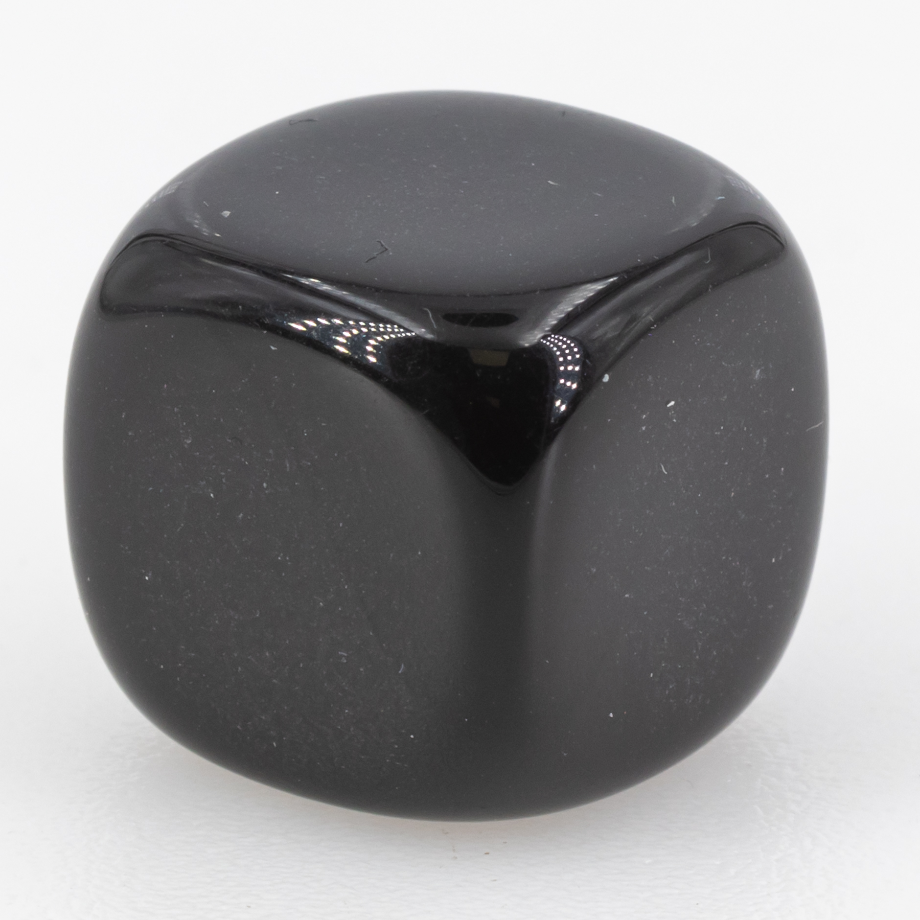 16mm Blanko Würfel in schwarz Satt