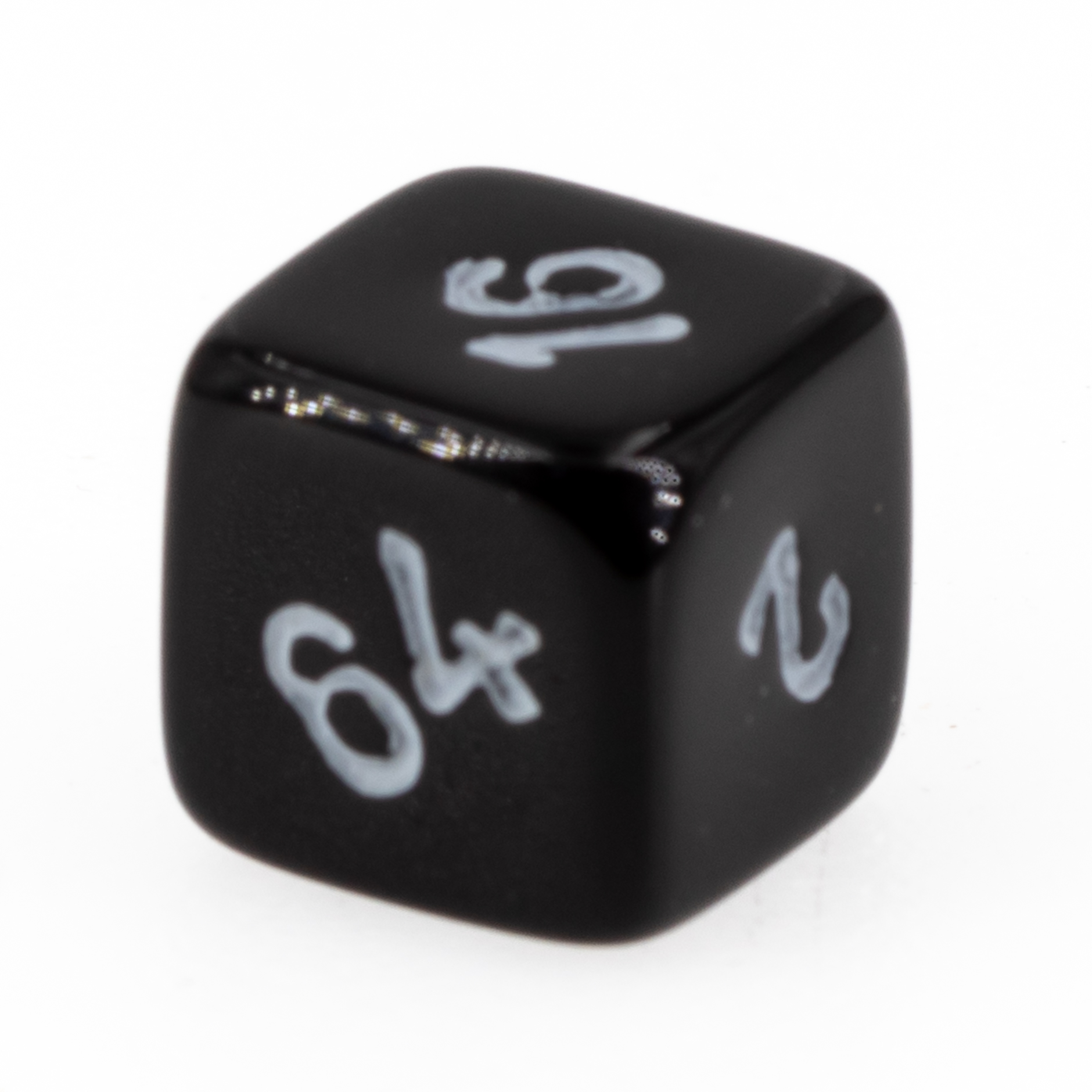 10mm Verdopplungs-Würfel in schwarz satt