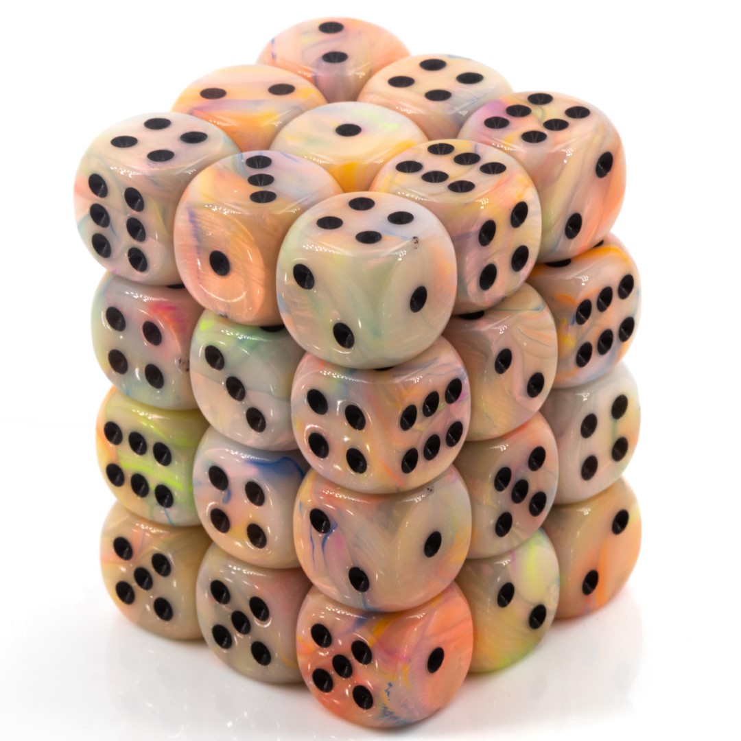 Festive® Circus / Schwarz 12mm W6 Würfel Set (36 Würfel)