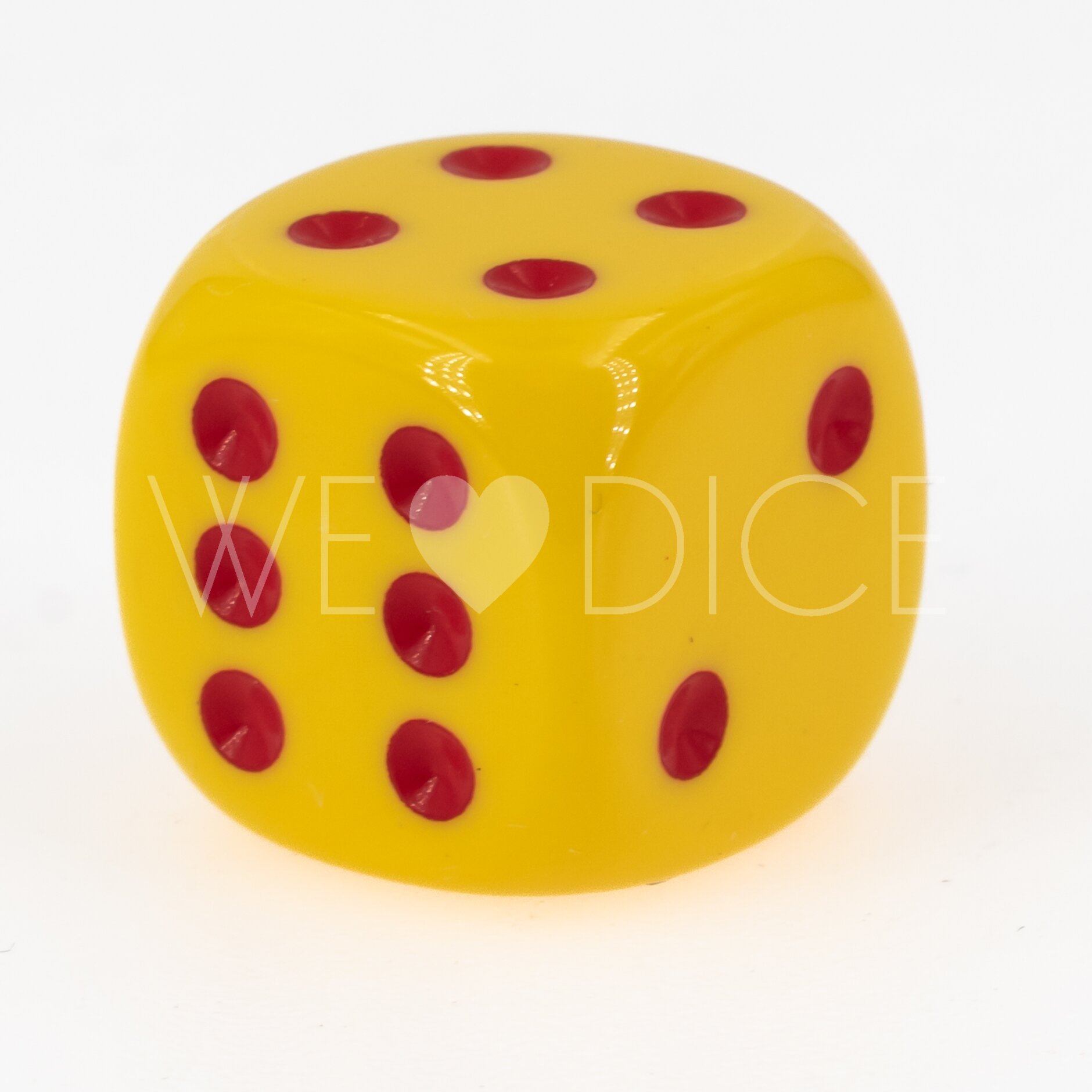 16mm Würfel in gelb / rot 