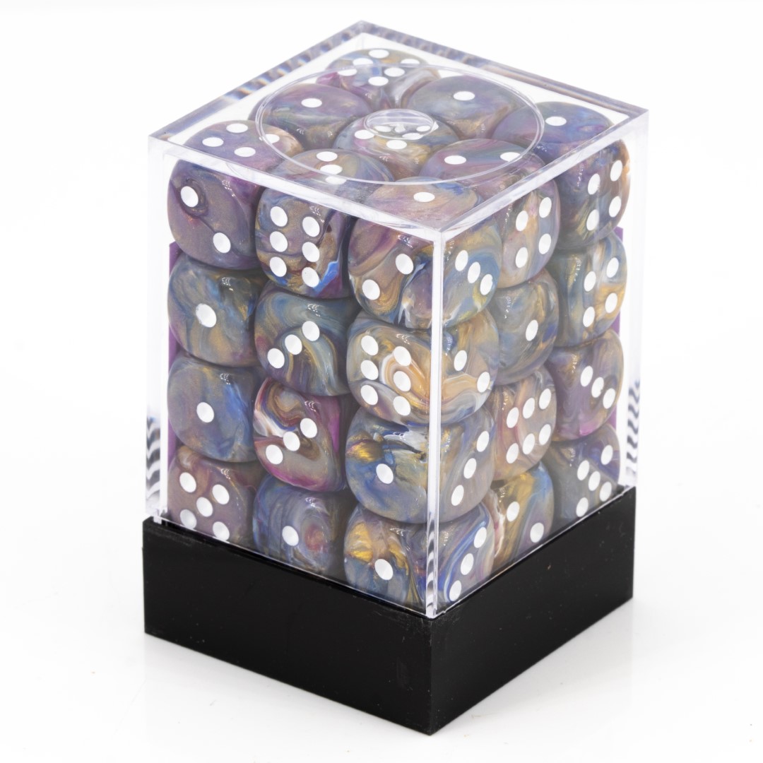 Festive® Carousel / weiß 12mm W6 Würfel Set (36 Würfel)