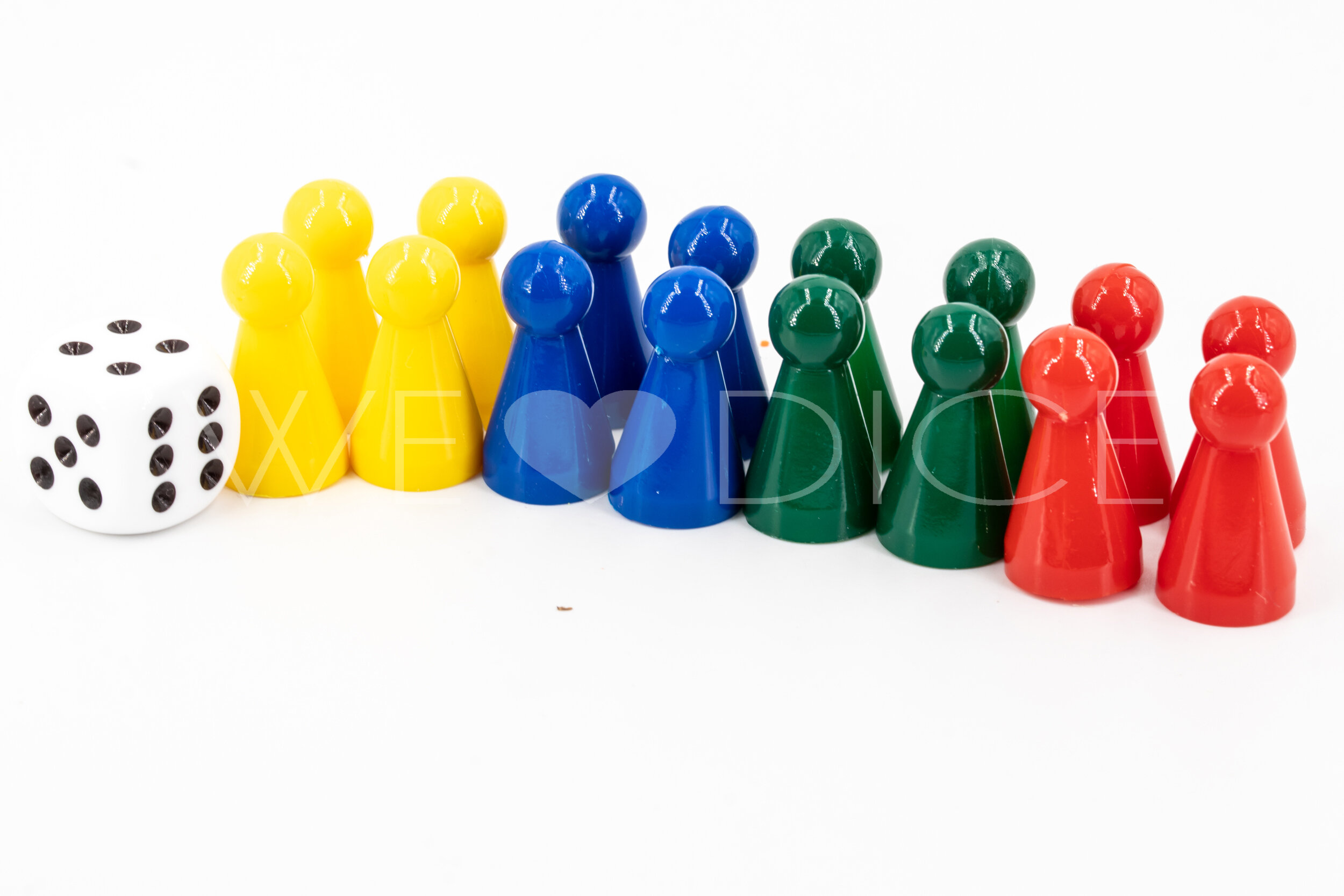 Halmakegel Set mit Würfel 