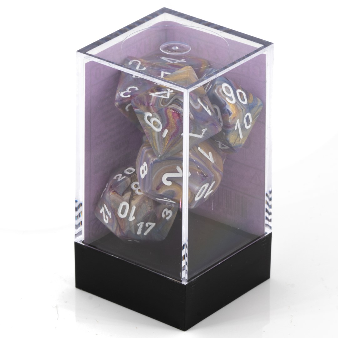 Festive® Polyhedral Carousel / weiß 7-Würfel Set