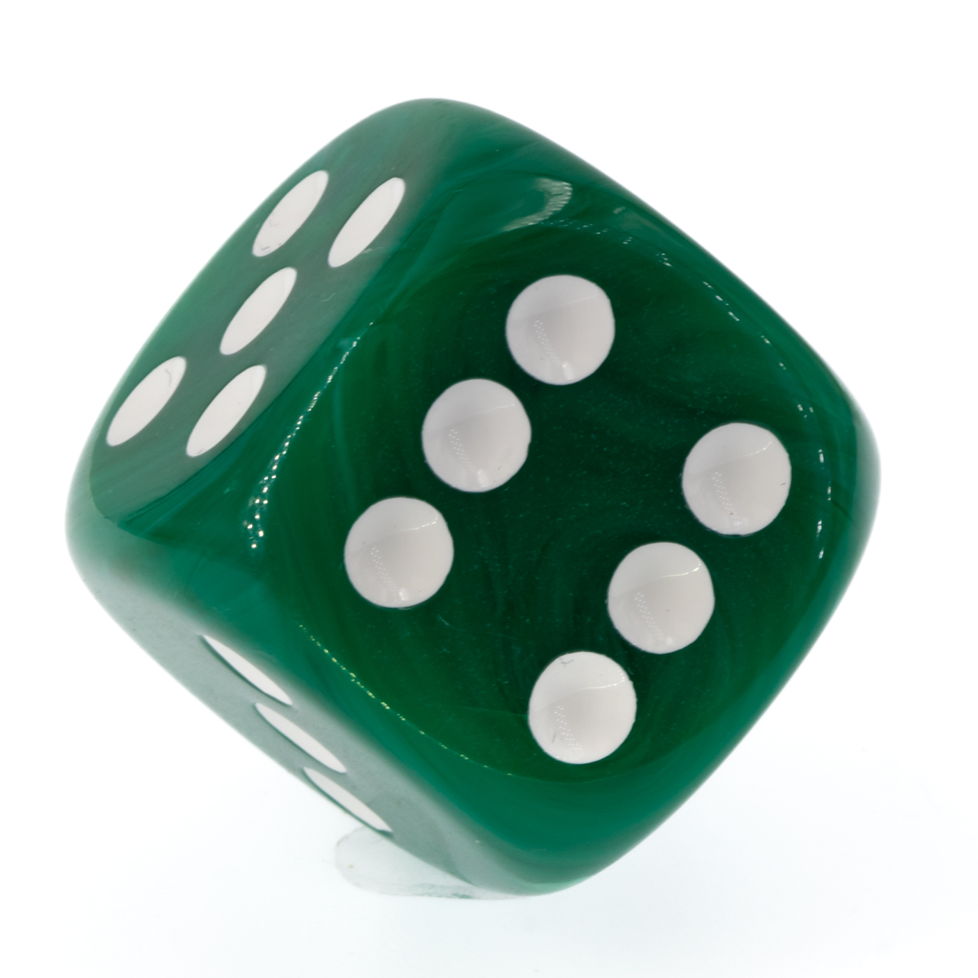 35mm Würfel in efeu Marmor