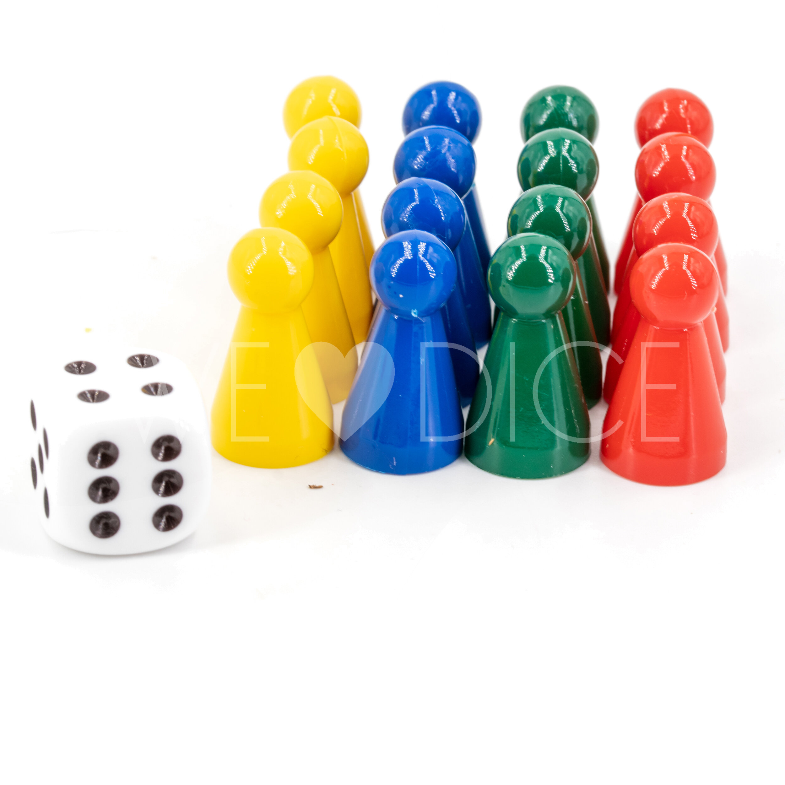 Halmakegel Set mit Würfel 