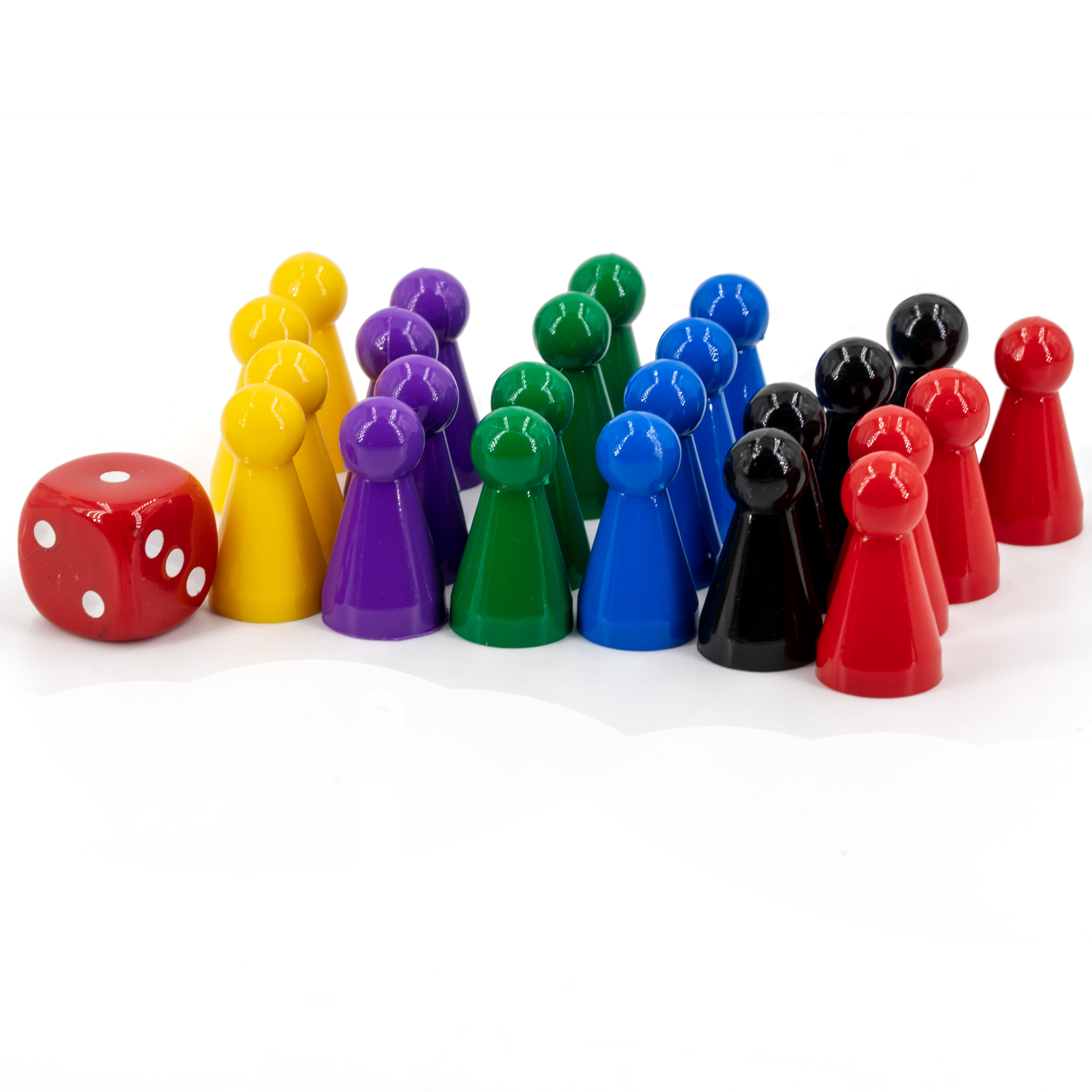 Halmakegel Set mit Würfel 