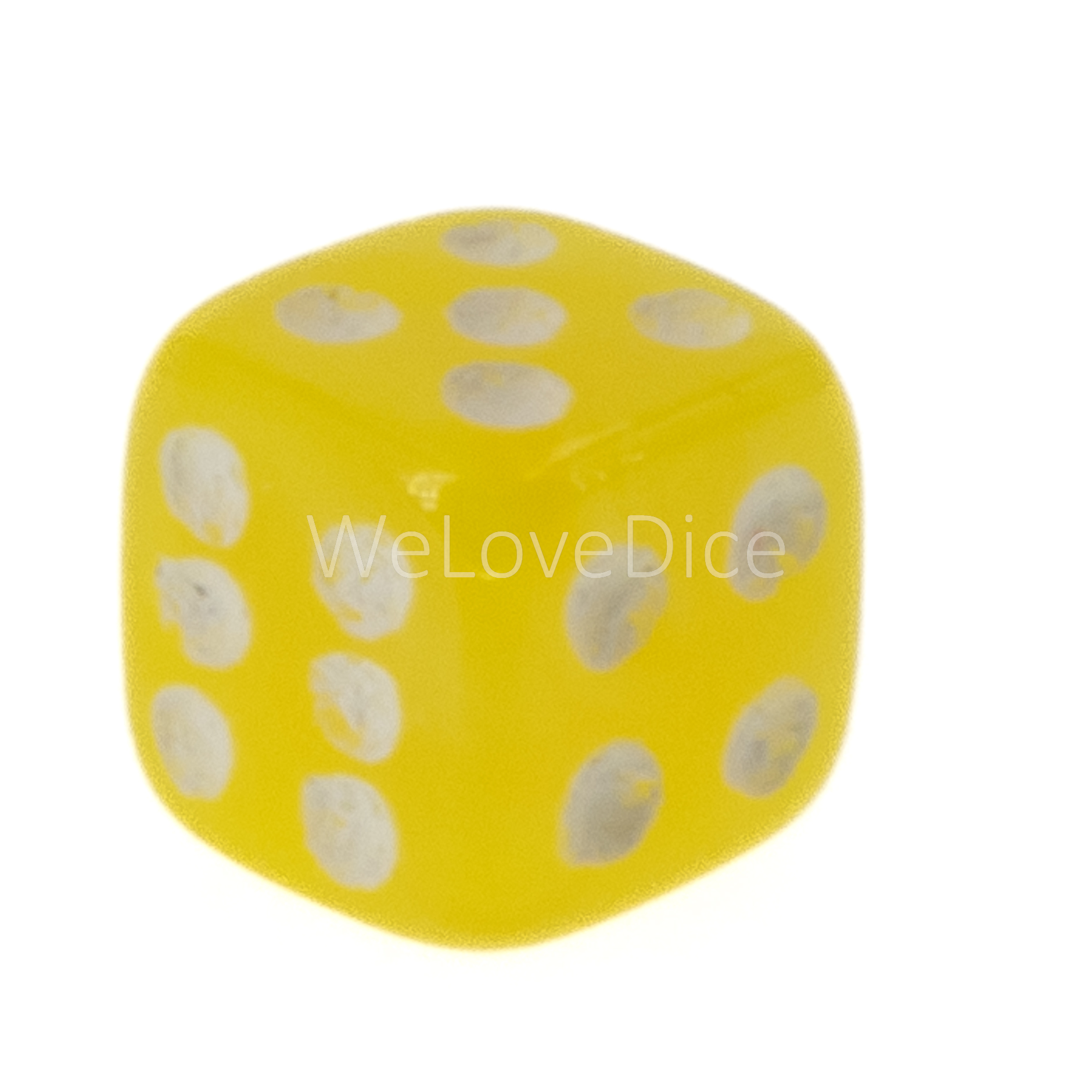 5mm Würfel in gelb / weiß Marmor