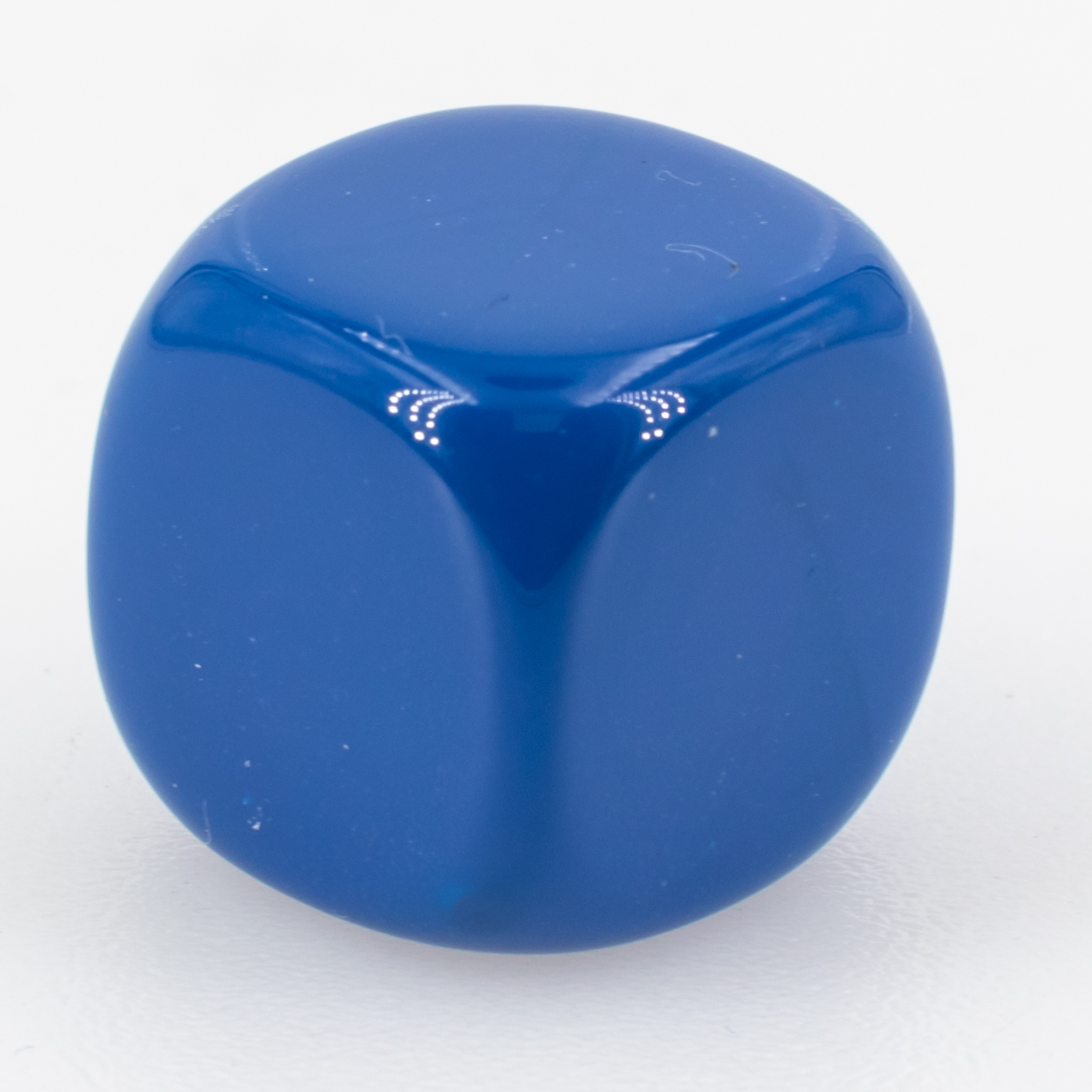 16mm Blanko Würfel in dunkelblau Satt